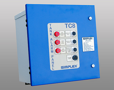 Simplex Fuel Systems - Control and Monitoring - TC8 Tank Alarm Panel