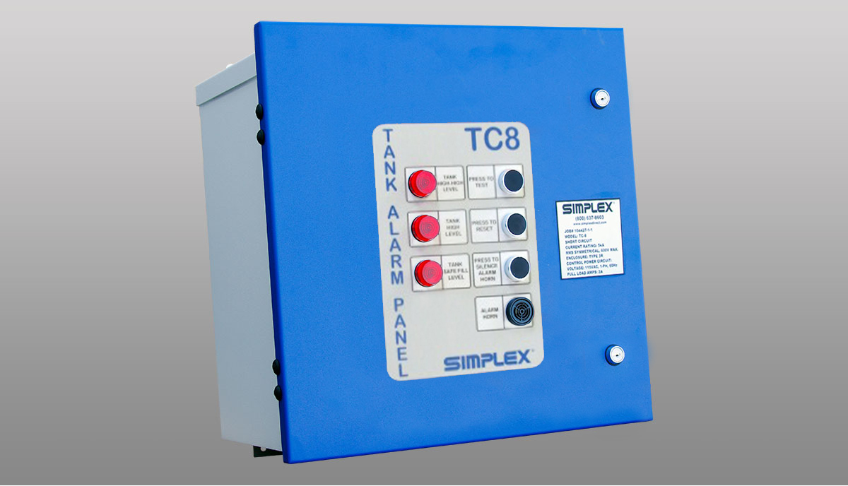 Control and Monitoring : TC8 Tank Alarm Panel